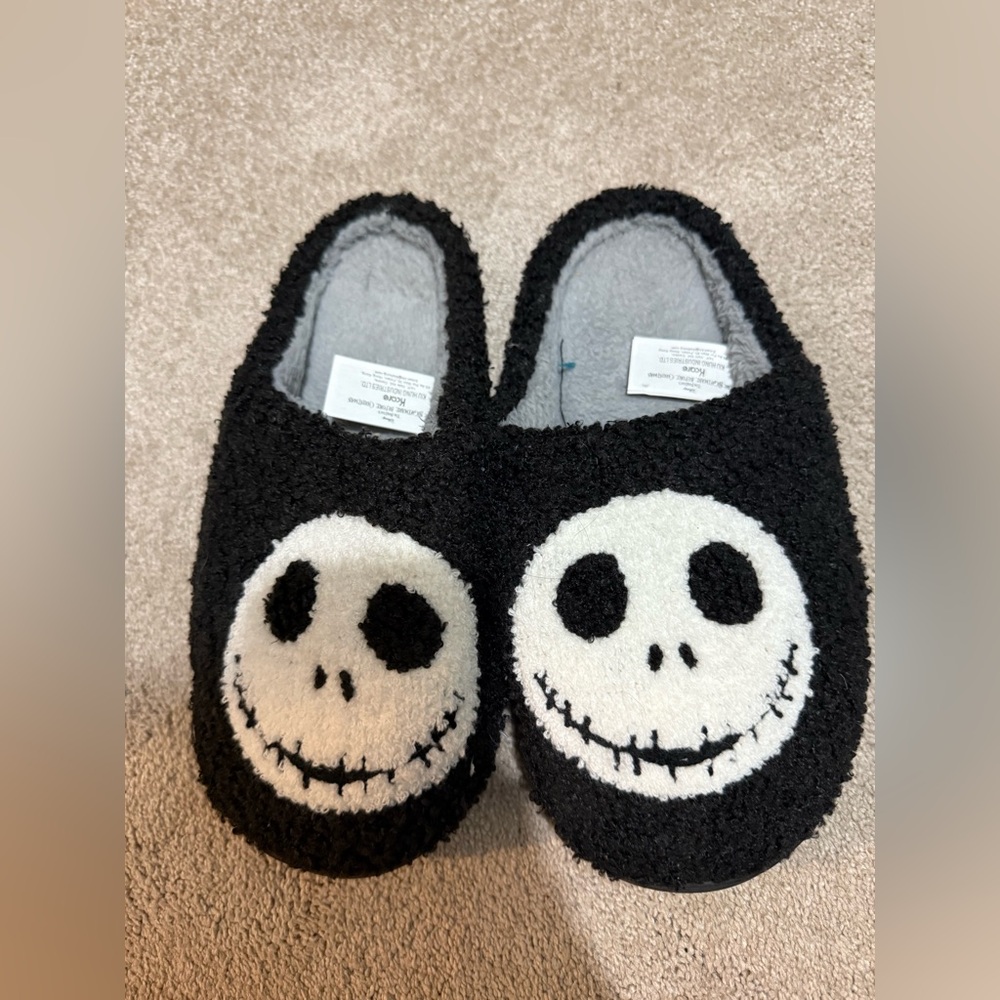 Jack slippers.  Nightmare before Christmas